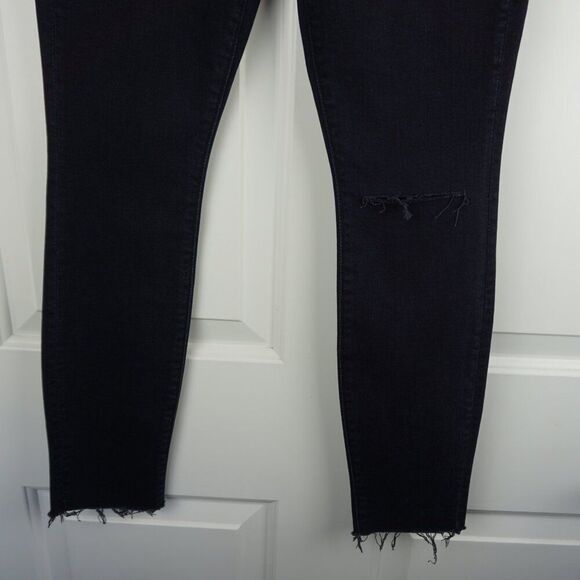New Mother The Pixie Ankle Fray Mid Rise Jeans in Holding Hands Tightly size 24 - Picture 6 of 15